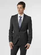 Garnitury - HUGO Męska marynarka od garnituru modułowego Mężczyźni Super Slim Fit szary jednolity, 52 - miniaturka - grafika 1