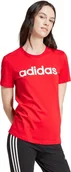 Koszulki i topy damskie - Adidas Koszulka damska adidas Loungewear Essentials Slim Logo Tee czerwona IY9189 M - miniaturka - grafika 1