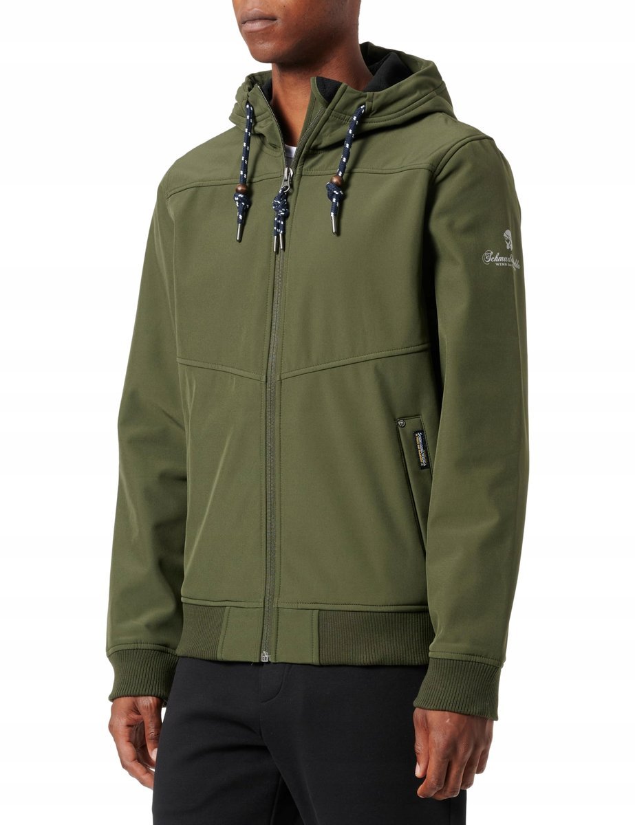 TALSOON KURTKA PARKA MĘSKA Z KAPTUREM KHAKI PLUS SIZE XXL 7BA