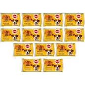 Mokra karma dla psów - PEDIGREE Adult saszetka 13x(4x100g) - Wybór Smaków z Marchewką w Sosie, mokra karma pełnoporcjowa dla dorosłych psów (kawałki bogate w mieszankę wołowiny i jagnięciny oraz kawałki bogate w indyka) - miniaturka - grafika 1