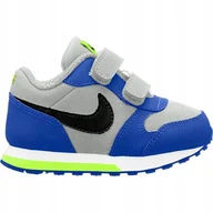 Buty dla dziewczynek - Buty dziecięce NA RZEP NIKE MD RUNNER 2 806255-021 r. 17 - miniaturka - grafika 1