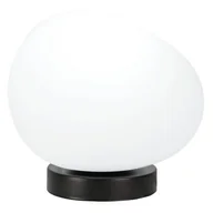 Lampy stojące - Lampka stolikowa Stones 41-35226 Candellux kamień czarna biała - miniaturka - grafika 1