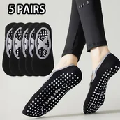 Inne - TEMU 5- Damskich Skarpetek do Jogi z Antypoślizgowym Silikonowym Uchwytem - Niewidoczne Wsparcie Kostki na Pilates, Taniec i Ćwiczenia Domowe - - miniaturka - grafika 1