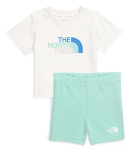 The North Face Dzieci Cotton Summer Zestawy odzieży sportowej White Dune/Bright Foam 12 Miesiące - Odzież sportowa dziecięca - miniaturka - grafika 1