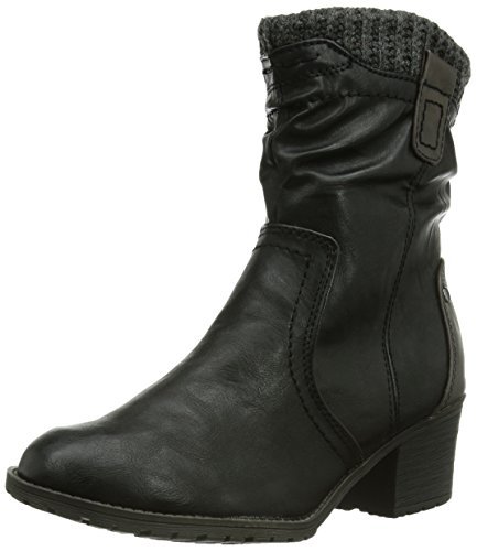 Softline 26362 damskie kozaki z krótką cholewką, czarny - Czarny Black 1-37 EU X-Weit