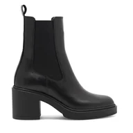 Botki damskie - Sztyblety Gino Rossi C-FERGIE 2784440PE Czarny - miniaturka - grafika 1
