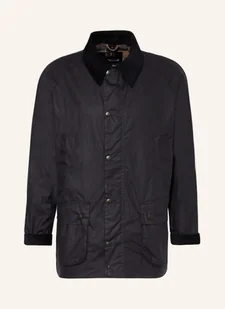 Barbour Kurtka Polowa Ashby Wax blau - Moda i Uroda OUTLET - miniaturka - grafika 1