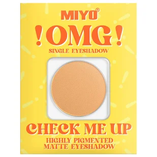 MIYO - !OMG! - Check Me Up - Highly Pigmented Matte Eyeshadow - Magnetyczny cień do powiek - Matowy - 1,3 g - 13 CINNAMON - Cienie do powiek - miniaturka - grafika 2