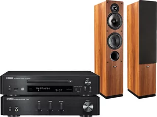 Yamaha MCR-N670D czarny + Tesi 561 orzech - Zestawy stereo - miniaturka - grafika 1