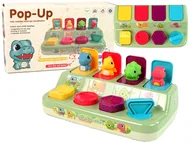 Zabawki interaktywne dla dzieci - ND24_14205 Zabawka Zręcznościowa Pop-up dla Malucha Zwierzątka Dinozaury 5905515359320 - miniaturka - grafika 1