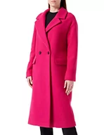 Płaszcze damskie - Gerry Weber Damski płaszcz 850012-31120 wełna, różowy (Hot Pink), 42 - miniaturka - grafika 1