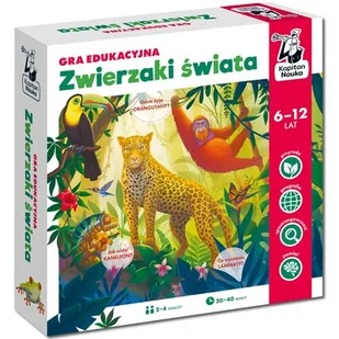 Kapitan Nauka. Zwierzaki świata - Albumy krajoznawcze - miniaturka - grafika 1