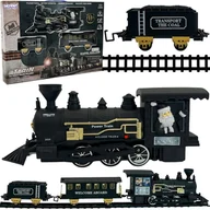 Pociągi dla dzieci - WOOPIE Pociag Lokomotywa Zestaw XXL Tor 403 cm - miniaturka - grafika 1