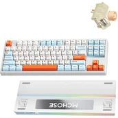 Klawiatury - MCHOSE MC-K87-5 Pomarańczowo-niebieski MC-K87-5 - miniaturka - grafika 1