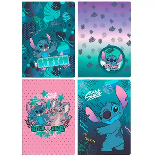 4 SZT. X ZESZYT A5, 32 KARTKI, W TRZY LINIE, TRZYLINIA, STITCH, KAŻDY INNY - Zeszyty szkolne - miniaturka - grafika 1