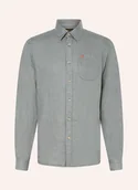 Koszule męskie - Napapijri Koszula Z Lnu G-Linen Ls Regular Fit gruen - NAPAPIJRI - miniaturka - grafika 1