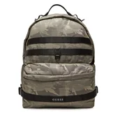 Plecaki - Plecak Guess HMASNC P5375 Khaki - miniaturka - grafika 1