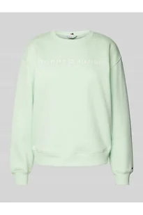 Bluza z mieszanki bawełny - Tommy Hilfiger - Bluzy damskie - miniaturka - grafika 1