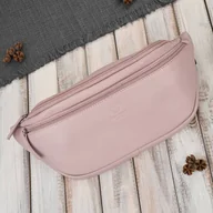 Nerki - Saszetka nerka damska wielofunkcyjna duża stylowa różowa Paolo Peruzzi AY-14-RS - miniaturka - grafika 1