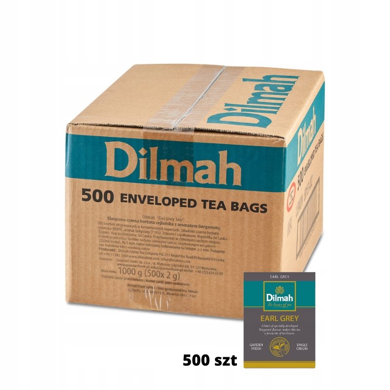 Dilmah Herbata Czarna Earl Grey 500 kopert