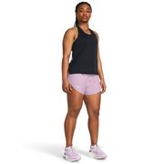 Spodnie sportowe damskie - Damskie spodenki do biegania Under Armour UA Fly By Short - różowe - UNDER ARMOUR - miniaturka - grafika 1
