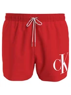 Kąpielówki męskie - Calvin Klein Szorty kąpielowe w kolorze czerwonym - miniaturka - grafika 1