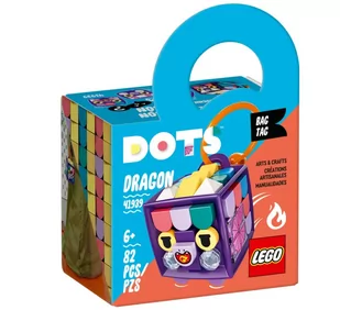 LEGO Dots Zawieszka ze smokiem 41939 - Klocki LEGO Dots Zawieszka ze smokiem 41939 - Klocki - miniaturka - grafika 1