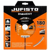 Tarcze do pił - Tarcza diamentowa pełna 180 x 1,6 x 25,4 mm Jufisto - miniaturka - grafika 1