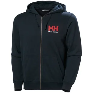 Męska bluza Helly Hansen Hh Logo Full Zip Hoodie 2.0 Rozmiar: M / Kolor: ciemnoniebieski - Bluzy sportowe męskie - miniaturka - grafika 1