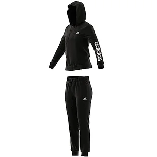 adidas Damski dres liniowy, czarny/biały, M - Moda i Uroda OUTLET - miniaturka - grafika 1