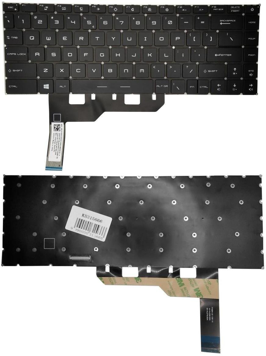 Klawiatura MSI Klawiatura GE66 z podświetleniem US KB315666