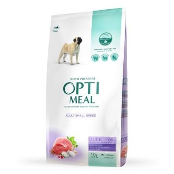 Optimeal Adult Small Breed Z Kaczką - Sucha Karma Dla Psa 12Kg