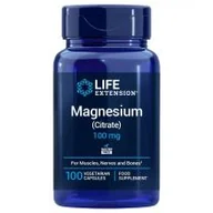 Witaminy i minerały - Life Extension Magnesium Citrate - Magnez 100 mg EU Suplement diety 100 kaps. - miniaturka - grafika 1