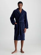 Szlafroki męskie - Szlafrok męski bawełniany Calvin Klein Underwear 000EM1159E-8SB S-M Granatowy (8719113813613) - miniaturka - grafika 1