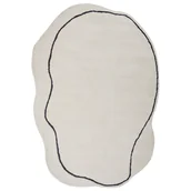 Dywany - Dywan z wiskozy 160 x 230 cm beżowy DERA - miniaturka - grafika 1