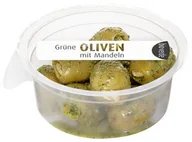 Pasztet i przetwory mięsne - OLIWKI ZIELONE NADZIEWANE MIGDAŁAMI Z ZIOŁAMI BIO 80 g - BIO VERDE - miniaturka - grafika 1