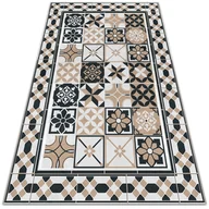 Dywany - Winylowy dywan Trójkolorowa geometria 60x90 cm - miniaturka - grafika 1