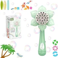 Bańki mydlane - Maszynka dla dzieci do baniek mydlanych na baterie + płyn - miniaturka - grafika 1