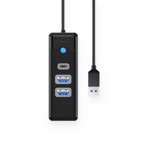 ORICO HUB USB-A 2X USB 3.1 + USB-C, CZARNY - Huby USB - miniaturka - grafika 1