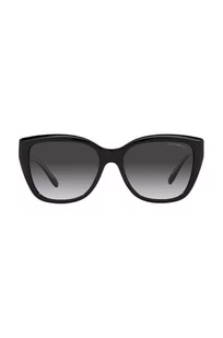Emporio Armani okulary przeciwsłoneczne damskie kolor czarny - Okulary przeciwsłoneczne - miniaturka - grafika 1