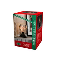 Lampy stojące - Konstsmide Lampa stołowa latarnia led 18 x 12 cm stal 0,576W czarny/bursztynowy twm_465983 - miniaturka - grafika 1