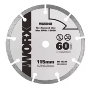 Tarcze do pił - WORX Tarcza diamentowa 115mm WA5048 - miniaturka - grafika 1