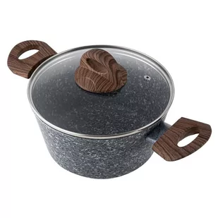 Fl1 GARNEK ALUMINIOWY GRANITE Z/P 28 CM 6,1L 1II-GAR-28/GRANITE - Garnki - miniaturka - grafika 1
