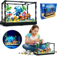Klocki - COIL Klocki konstrukcyjne zestaw akwarium dla dzieci AKWARIUM 725 elementów RYBKI - miniaturka - grafika 1