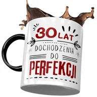 Kubki - Kubek Czarny na Urodziny 30 30ste 30-ste Prezent z Nadrukiem ze Zdjęciem + Opakowanie na prezent (wzór 03) - miniaturka - grafika 1