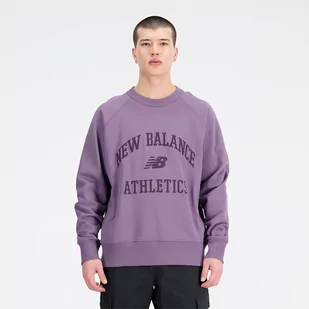 Bluza męska New Balance MT33550SHW  fioletowa - Bluzy męskie - miniaturka - grafika 1