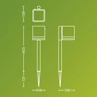 Lampy ogrodowe - Philips Lampa z grotem ziemnym LED Virona, czarna, IP44 - miniaturka - grafika 1