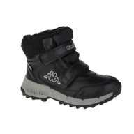 Buty trekkingowe dziecięce - Buty Ocieplane Dziecięce Kappa Czarno-Szare 260906K-1116 - miniaturka - grafika 1