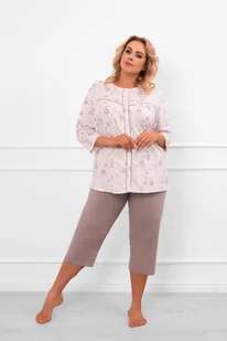 Piżama damska 3/4 rękaw, 3/4 spodnie Galea - Italian Fashion - Piżamy damskie - miniaturka - grafika 1
