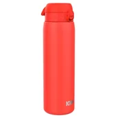 Shakery i bidony sportowe - Duża Stalowa Butelka Bidon Na Wodę Ion8 1L Czerwona - miniaturka - grafika 1